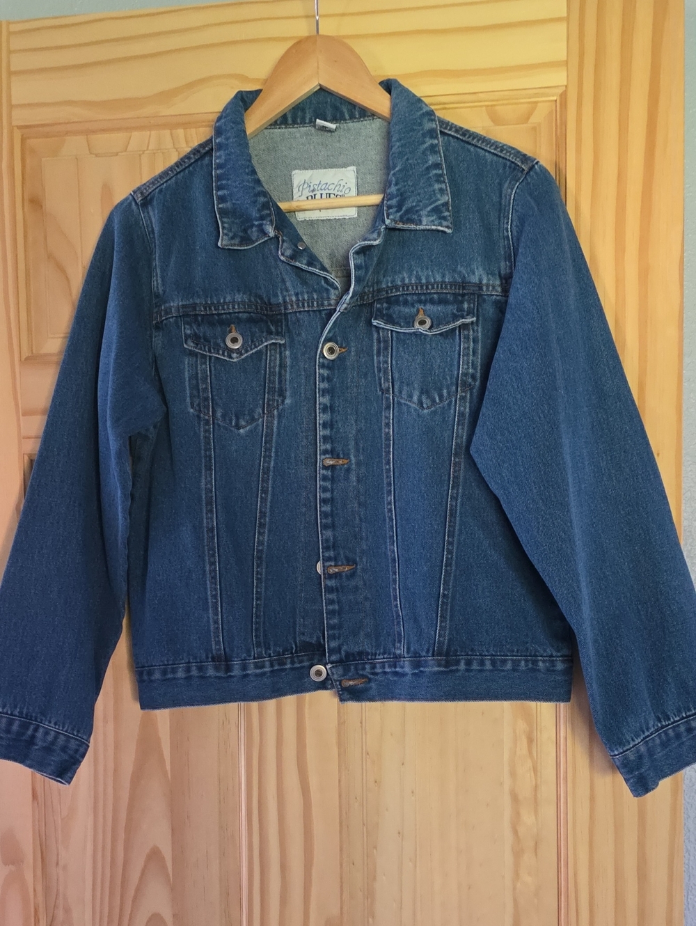 Kid"s Pistacho Blue Jean Jacket